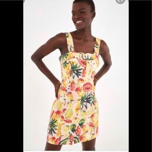 🌺NWT Farm Rio Anthropologie Frutas Linen Mini Dress🌺
